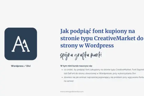 Jak podpiąć fonty z CreativeMarket do Wordpress. Dowiedz się, jak wykorzystać darmowe czcionki i stworzyć spójną grafikę marki.