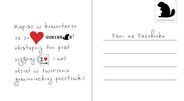 Napisz w komentarzu, za co kochasz Gumieńce, udostępnij post i wygraj udział w tworzeniu gumienieckiej pocztówki!