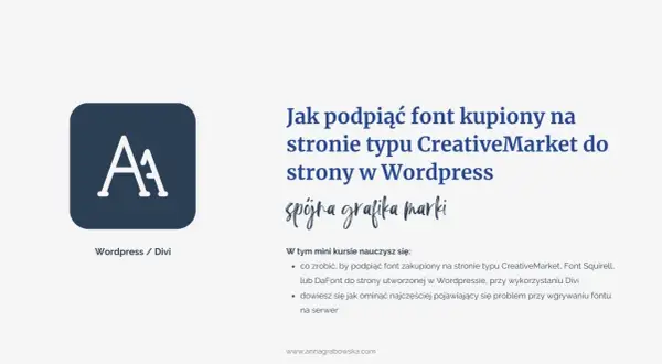 Jak podpiąć fonty z CreativeMarket do Wordpress. Dowiedz się, jak wykorzystać darmowe czcionki i stworzyć spójną grafikę marki.