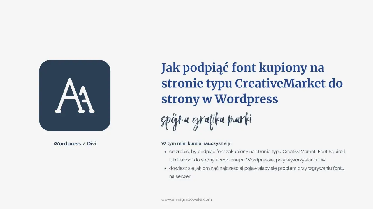 Jak podpiąć fonty z CreativeMarket do Wordpress. Dowiedz się, jak wykorzystać darmowe czcionki i stworzyć spójną grafikę marki.