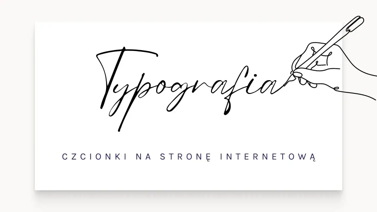 Ręka pisze pi&oacute;rem słowo 