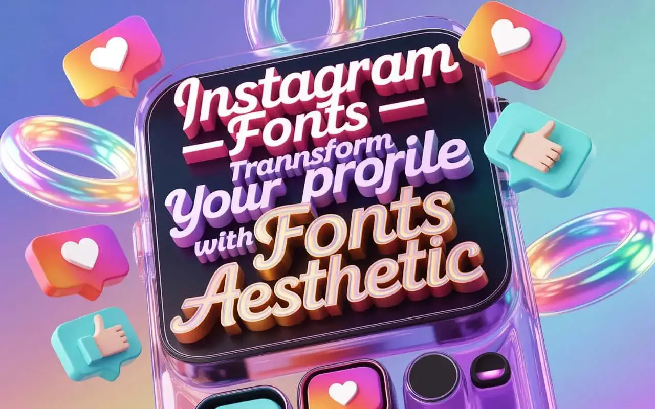 Piękne czcionki na IG! Zmień sw&oacute;j profil z estetycznymi fontami.