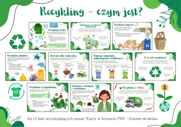 Papier z recyklingu to jeden z najłatwiejszych materiałów do przetworzenia, choć wymaga dużo wody. Z makulatury powstają zeszyty i opakowania.