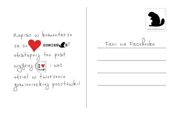 Napisz w komentarzu, za co kochasz Gumieńce, udostępnij post i wygraj udział w tworzeniu gumienieckiej pocztówki!